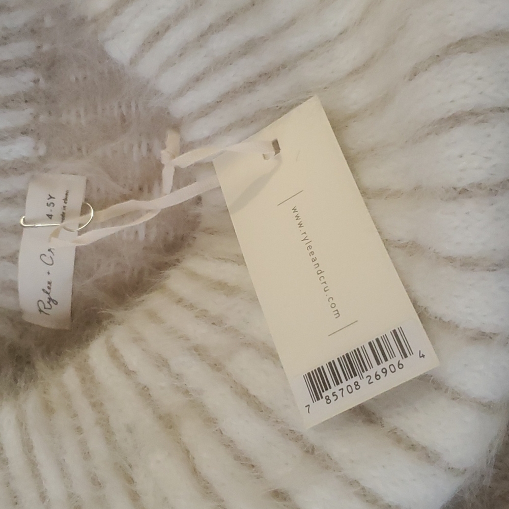 NWT Rylee + Cru Sweater 4T 5T GIRL'S - Picture 2 of 4